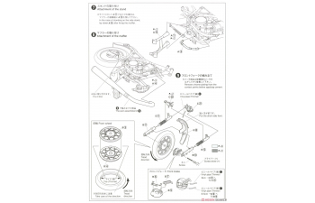 Сборная модель B-239 Buffalo & Messerschmitt BF109G-6 Juutilainen w/Figure