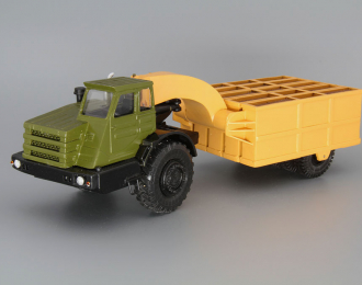 МоАЗ-546 с пневмокатком, зеленый / желтый