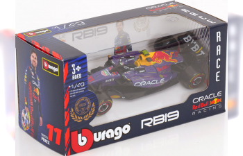 RED BULL F1 Rb19 Team Oracle Red Bull Racing №11 3rd Las Vegas Usa Gp (2023) Sergio Perez, Purple Yellow Red