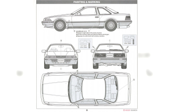 Сборная модель TOYOTA Soarer 3.0GT Limited