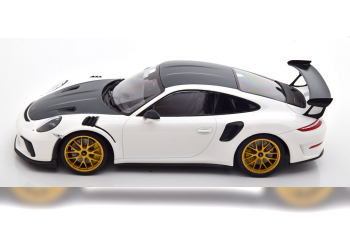 PORSCHE 911 (991 II) GT3 RS Weissach Package (2019), white/carbon-grau