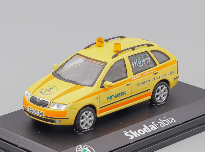 SKODA Fabia Combi "Pet- Medic" (2010), yellow