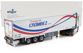 SCANIA S500 Truck Semi-frigo Crombez Transports (2021), White