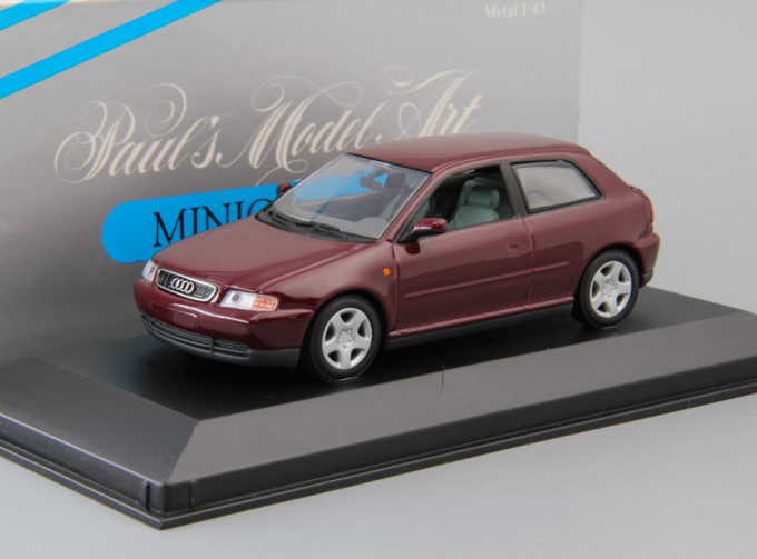 AUDI A3 (1996), red metallic