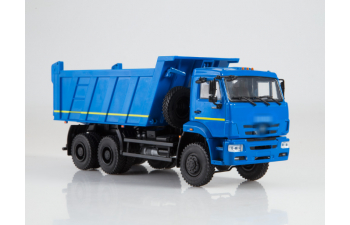 Камский грузовик 6522 самосвал, синий