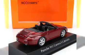 PORSCHE 911 997 Carrera S Cabriolet (2005), Red Met