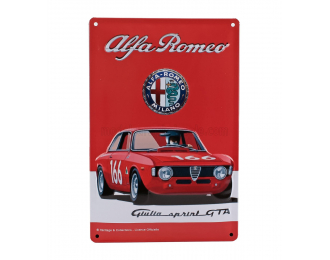 ACCESSORIES 3d Metal Plate - Alfa Romeo Giulia Sprint Gta