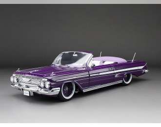 CHEVROLET Impala Convertible Lowrider (1961), purple