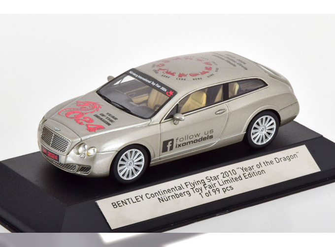 BENTLEY Continental Flying Star toy fair Nuernberg (2024), silver