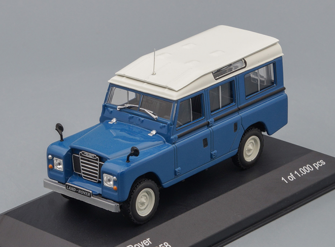 LAND ROVER Series II 109 Station Wagon 4х4 (1958), blue / white