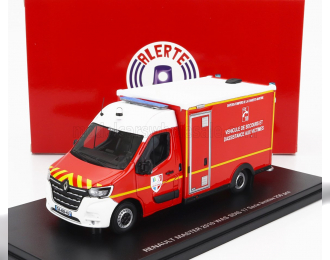 RENAULT Master Van Was Sdis 17 Vehicule De Secours Et D'assistance Aux Victimes Ambulance Sapeurs Pompier (2019), Red White