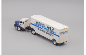 BERNARD 150mb Truck Semi-frigo Express Maree Transports (1951), cream / blue