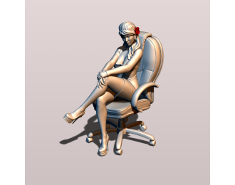 Фигура Секретарь, окрашенная