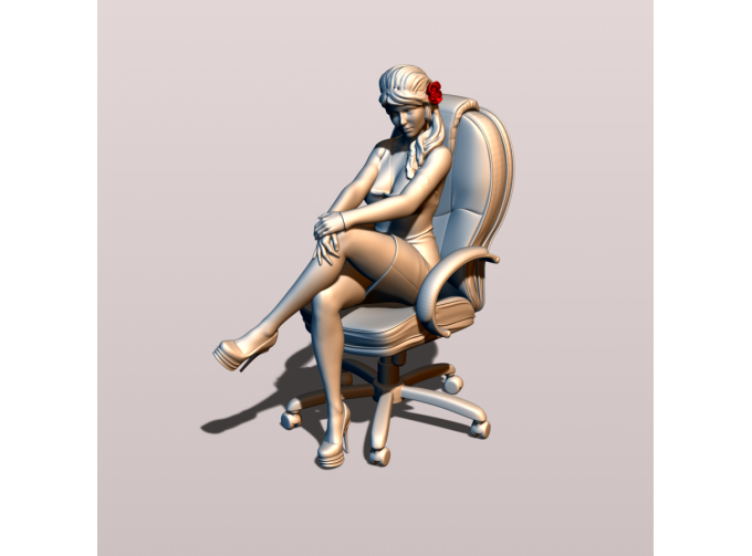 Фигура Секретарь, окрашенная