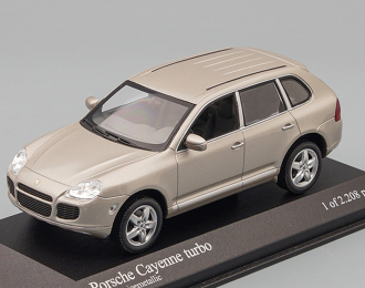 PORSCHE Cayenne Turbo 2002, beige metallic