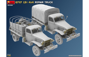 Сборная модель CHEVROLET G7117 4x4 Truck Military 1955