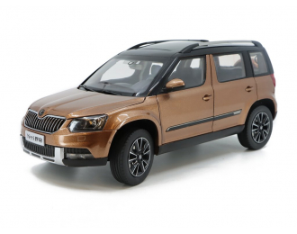 SKODA Yeti FL Outdoor (2013), Hnědá Metalíza 