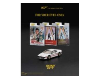 Lotus Esprit Turbo *For your eyes only* French Blister Packaging, white/red 1981