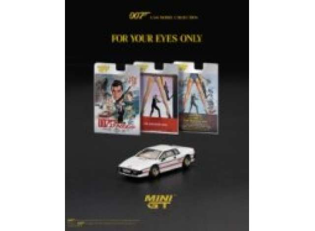 Lotus Esprit Turbo *For your eyes only* French Blister Packaging, white/red 1981