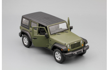 JEEP Wrangler Unlimited (2015), green matte / black