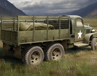 Сборная модель US GMC CCKW-352 Wood Cargo Truck