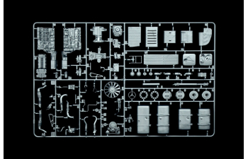 Сборная модель MERCEDES-BENZ Actros 1845 Mp4 Bigspace Tractor Truck Grand Prix Edition 2-assi (2020)