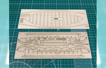 Сборная деревянная модель Новгородская Морская Ладья XII-XIII века