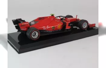 FERRARI F1 Sf90 Team Scuderia Ferrari Mission Winnow №16 Season (2019) Charles Leclerc - Con Vetrina - With Showcase,Red Black
