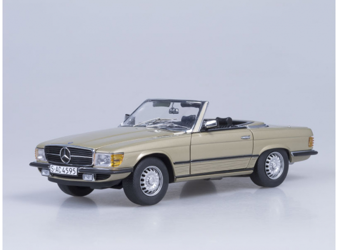 MERCEDES-BENZ 350 SL Open Convertible (1977), metallic gold