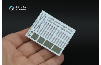 3D Декаль интерьера кабины UH-1D early/UH-1H early (Kitty Hawk)