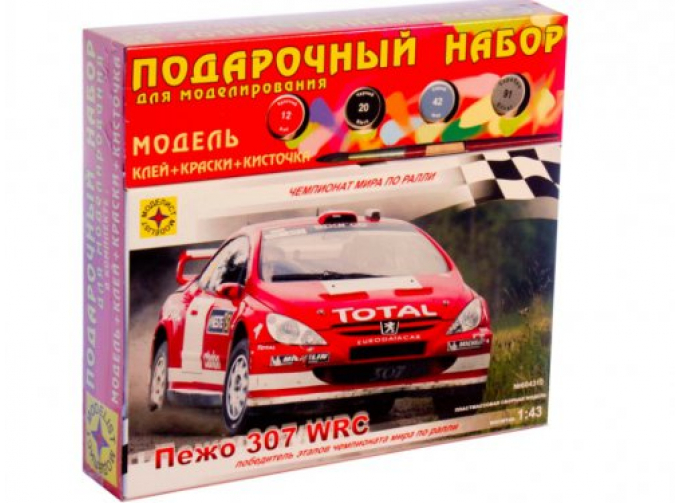 Сборная модель PEUGEOT 307 WRC (подарочный набор)