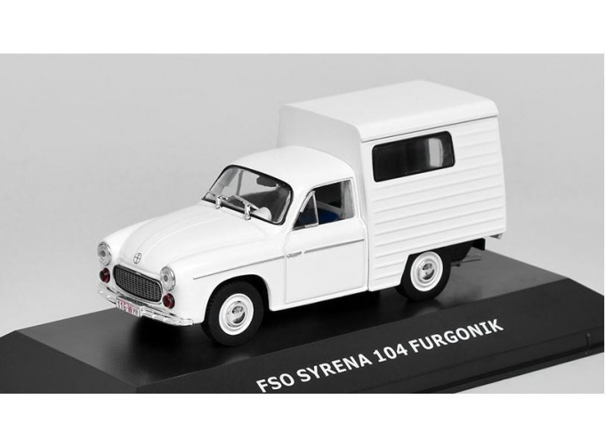 FSO Syrena 104 Furgonik, Legendarni Automobily Minule Ery 154, white