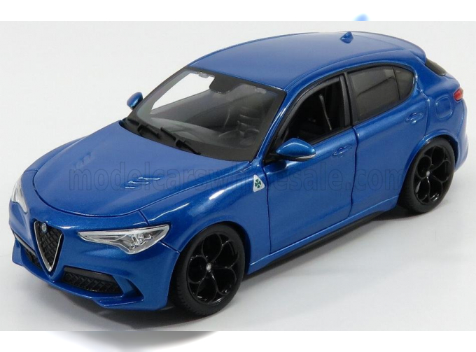 ALFA ROMEO Stelvio Q4 Quadrifoglio V6 Biturbo 510hp (2017), Blu Misano - Blue Met