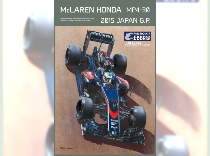 Сборная модель Спортивный автомобиль McLaren Honda MP4-30 Japan GP 2015