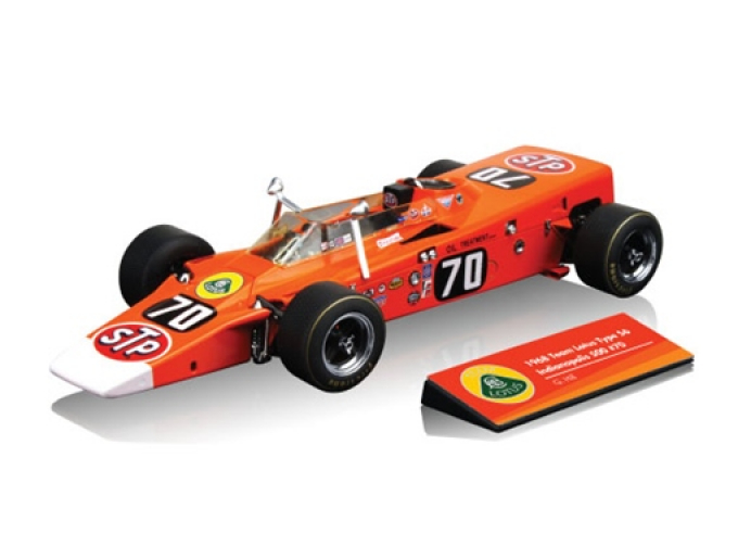 LOTUS 56 70 Turbine Indianapolis 500 STP 1968 Graham Hill, orange