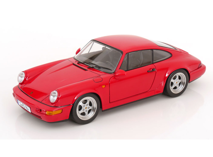 PORSCHE 911 (964) RS with Speedline Rims (1992), red