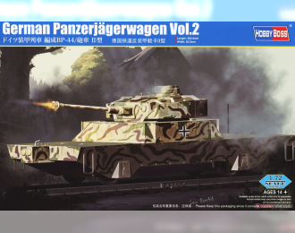 Сборная модель немецкая бронеплатформа Panzerjagerwagen Vol. 2