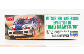 Сборная модель MITSUBISHI Lancer Evolution Iii №5 Rally Malaysia (1996) F.Gocentas - K.Shinozuka