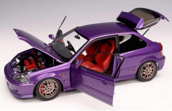 HONDA Civic Type-r (ek9) (1997) With Yokohama Tires And Engine, Pearl Purple