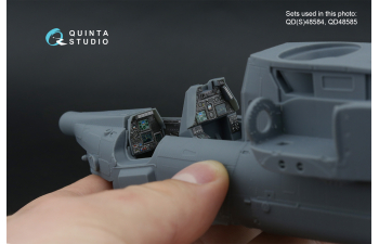 3D Декаль Ми-28H включенные дисплеи для наборов QD48584/QDS-48584 (Arma Models)