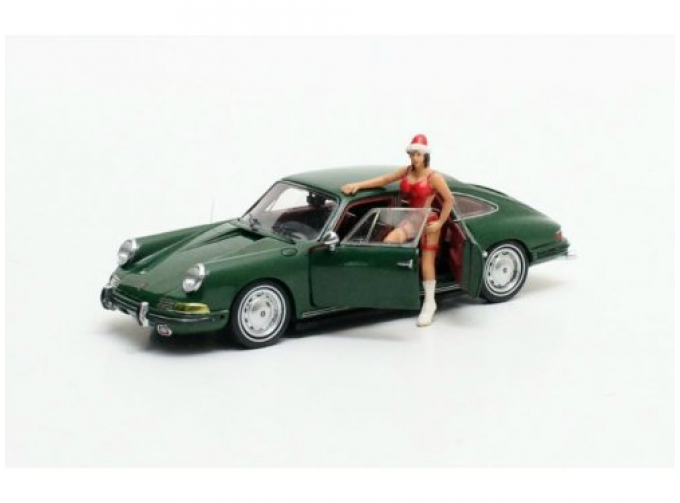 PORSCHE 911 Troutman/Barnes 4 deurs groen 1967 edition Merry X-mas, green