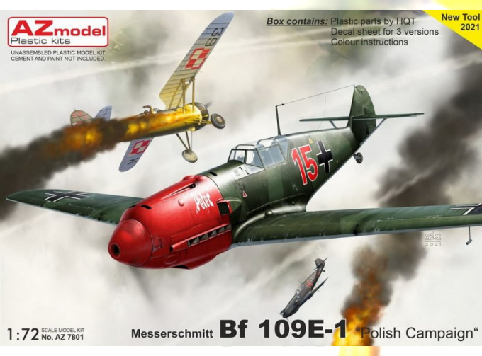 Сборная модель Bf 109E-1 Polish Campaign