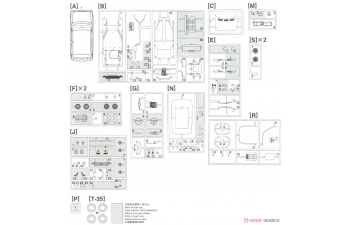 Сборная модель HONDA N360 (ni) Race Configuration 1971