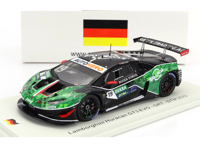 LAMBORGHINI Huracan Gt3 Evo №19 Grt Dtm (2022) Rolf Ineichen, Black Green