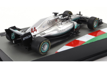MERCEDES-BENZ  GP F1  W09 Eq Power Amg Petronas Motorsports №44 World Champion Spanish GP (2018) Lewis Hamilton, Silver Black