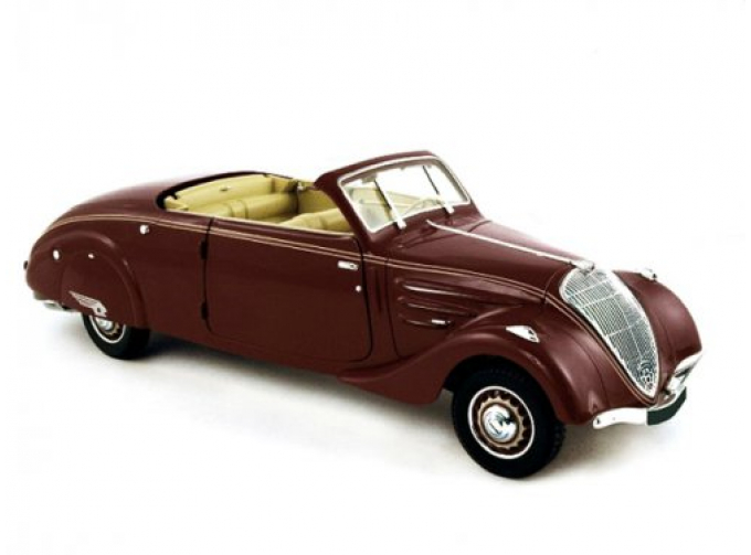 PEUGEOT 402 Eclipse 1937, темно-красный