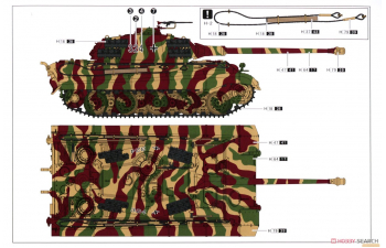 Сборная модель Pz.Kpfw.VI Ausf.B Konigstiger