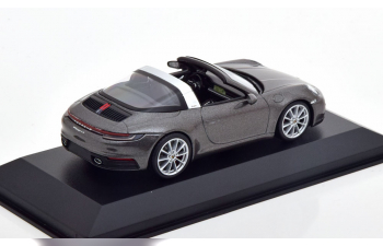 PORSCHE 911 (992) Turbo S Targa 4S (2020), grey metallic