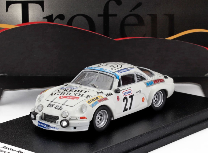 RENAULT Alpine A100 (night Version) №27 Rally Neige Et Glace (1976) Andre Verchere - Michel Grasset, White
