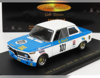 BMW 2002 Team Koepchen Bmw Tuning Solex №101 Adac 500km Nurburgring (1971) H.k.Stuck, Light Blue White